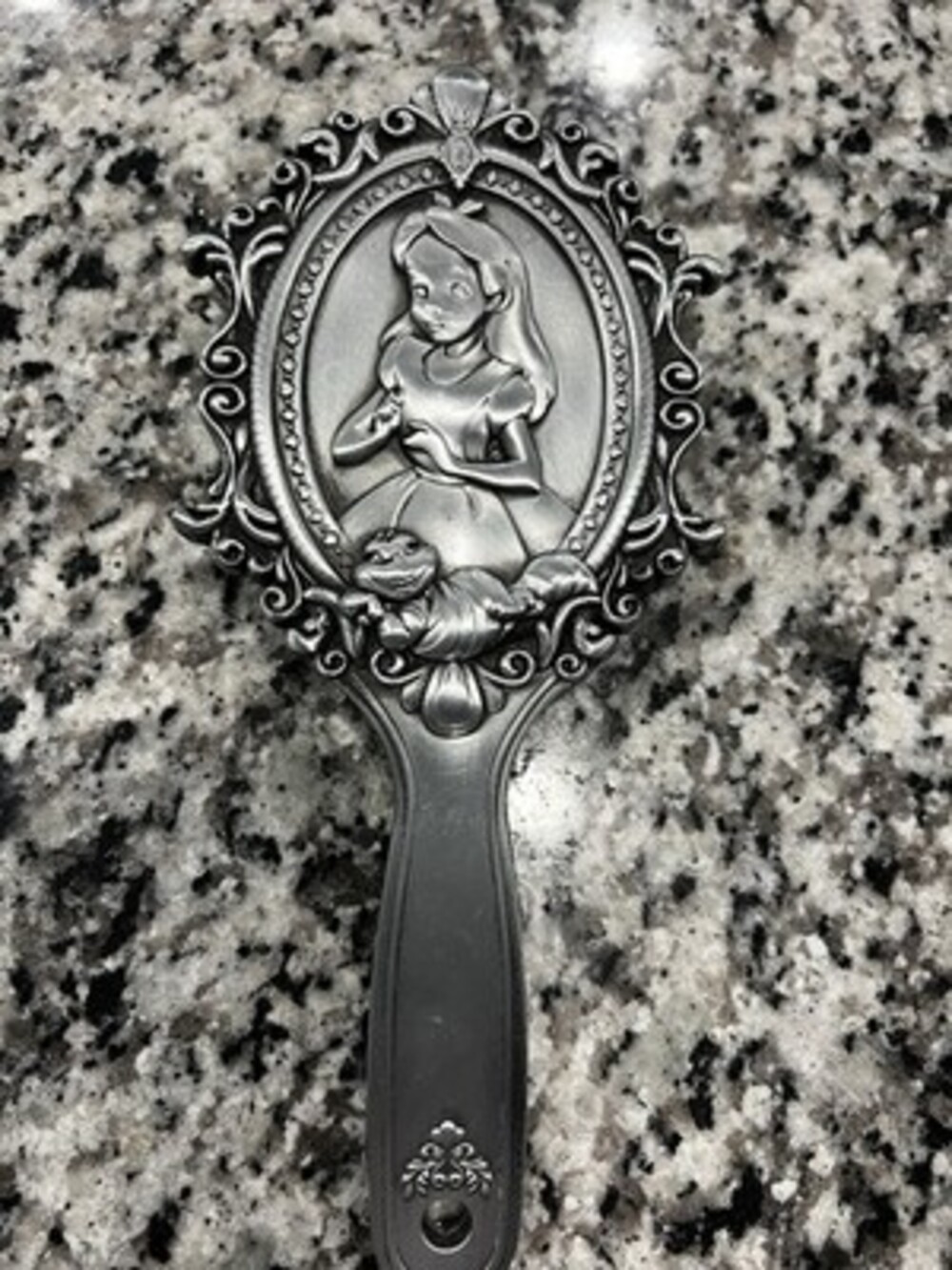 Disney Loungefly Alice in Wonderland Metal Hair Brush Preowned